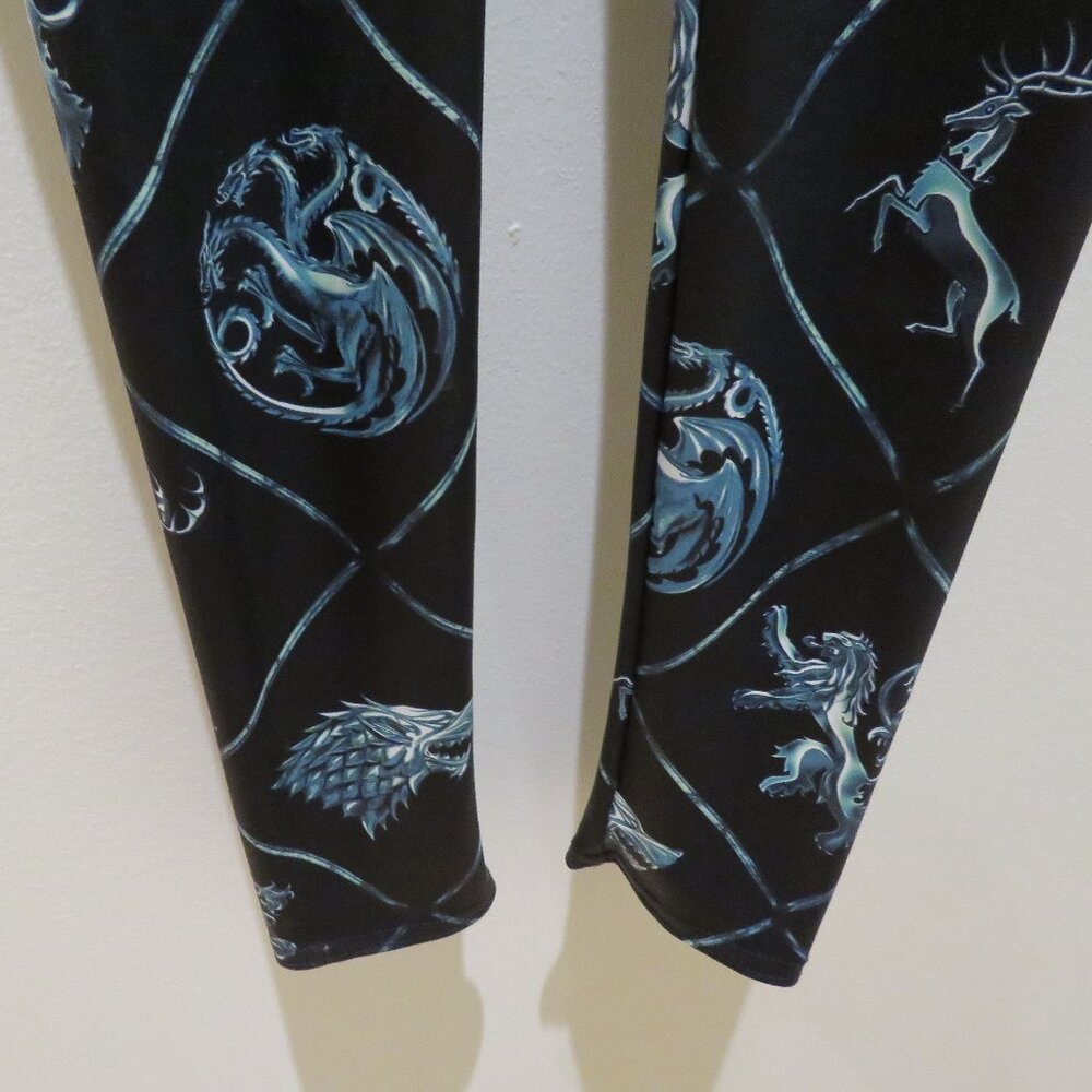BLACKMILK Game Of Thrones Win Or Die Leggings Goth Alt Punk Cosplay Whimsigoth - Picture 7 of 14